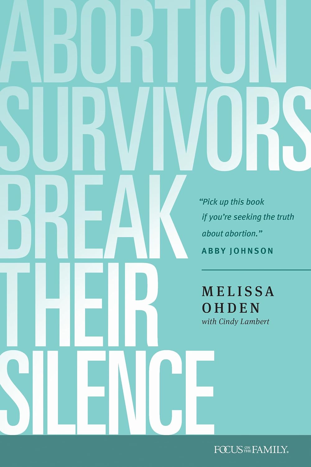 Book: Abortion Survivors Break Their Silence