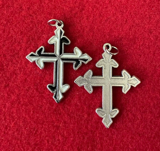 Cross small silver 1.5"