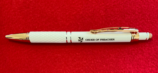 Pen White with logo