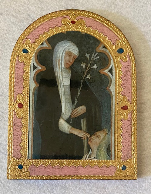 Picture: St Catherine Wooden frame