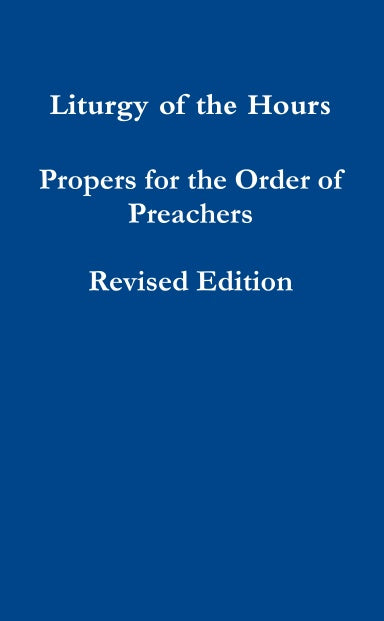 Book: Propers for the Order of Preachers  (Pocket size 4" x 7")