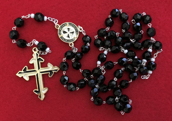 Rosary Black Crystal – ST. DOMINIC'S STORE