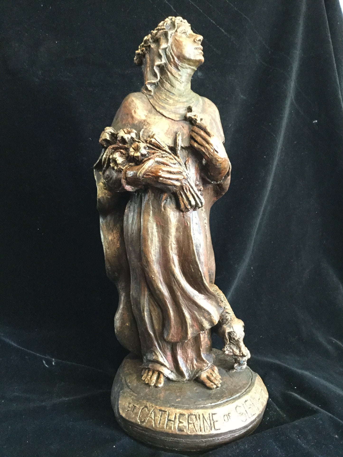 Statue: St. Catherine of Sienna/Dente  13.5"